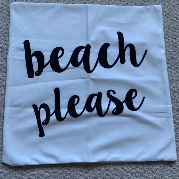 NEW “Beach Please” pillow cover - Picture 2 of 7